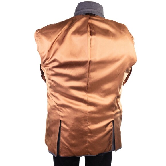 Joseph Jos A. Bank Men's Sz 38R Gray Solid Cotton/Wool Blend 2 Button Slim Fit - Picture 11 of 12